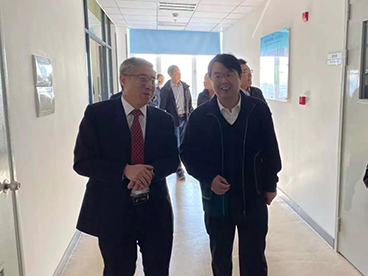 浦东新区管小军副区长一行10余人莅临玩彩网现场调研CRO市场及公司业态