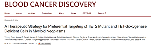研究者形貌了一种新型靶向抗癌药物，，，，这种药物可能会有用地治疗某些常见的白血病。。。。。