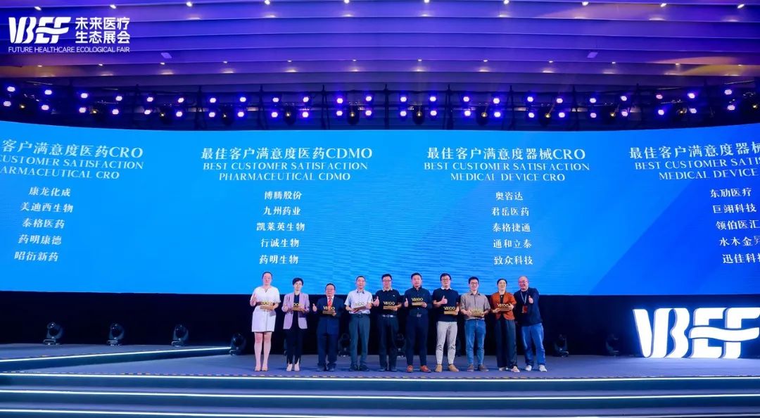 需求启航，，知足抵达 | 玩彩网荣膺2024VBEF“最佳客户知足度医药CRO”